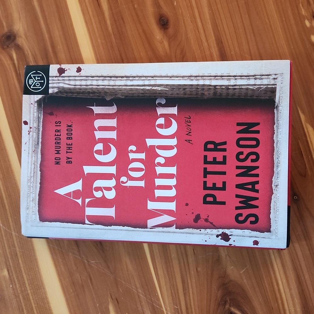 A Talent for Murder by Peter Swanson Hardback